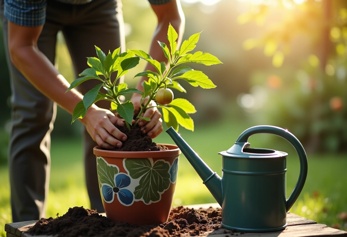 figuier pot ou jardinage potager