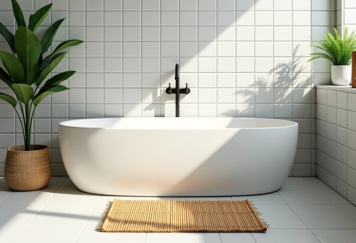 salle de bain caillebotis